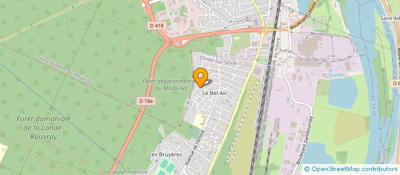 localisation de l'entreprise MONSIEUR YACINE AZIEB à OISSEL