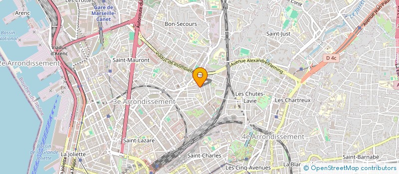 localisation de l'entreprise MONSIEUR YACINE AZZOUGUI à MARSEILLE