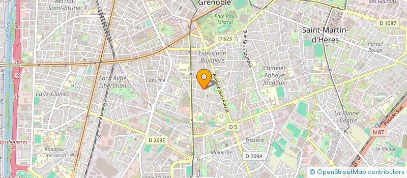 localisation de l'entreprise MONSIEUR YACINE AZZOUZ  GRENOBLE