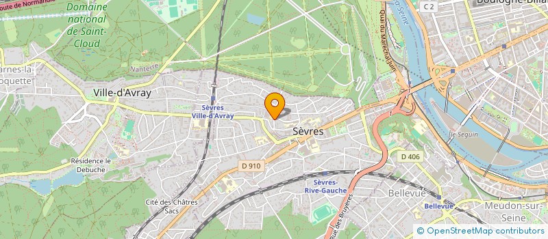 localisation de l'entreprise MONSIEUR YACINE BACHTOULA à SEVRES
