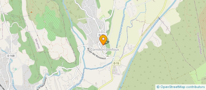 localisation de l'entreprise MONSIEUR YACINE BADAOUI à CORNILLON-CONFOUX