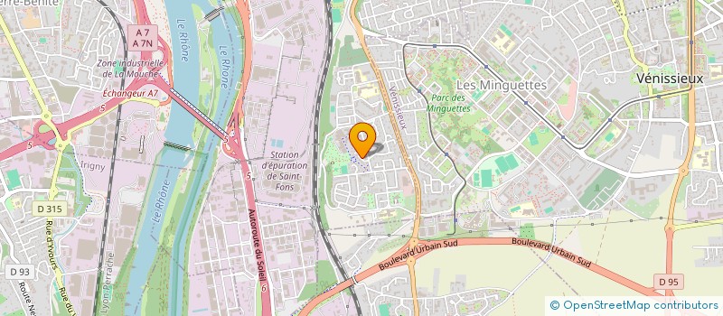 localisation de l'entreprise MONSIEUR YACINE BAIS  SAINT-FONS