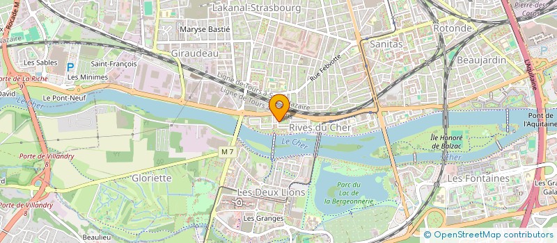 localisation de l'entreprise MONSIEUR YACINE BEDJEDIET  TOURS