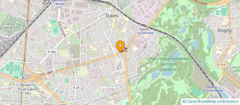 localisation de l'entreprise MONSIEUR YACINE BELAATOUI à STAINS