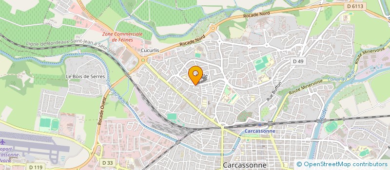 localisation de l'entreprise MONSIEUR YACINE BELHADJ à CARCASSONNE