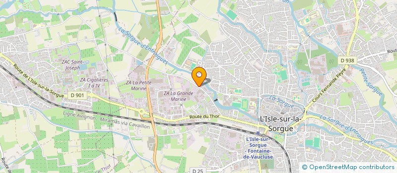 localisation de l'entreprise MONSIEUR YACINE BELKHEIR  L'ISLE-SUR-LA-SORGUE