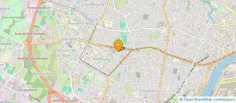 localisation de l'entreprise MONSIEUR YACINE BELKHIR à NANTES