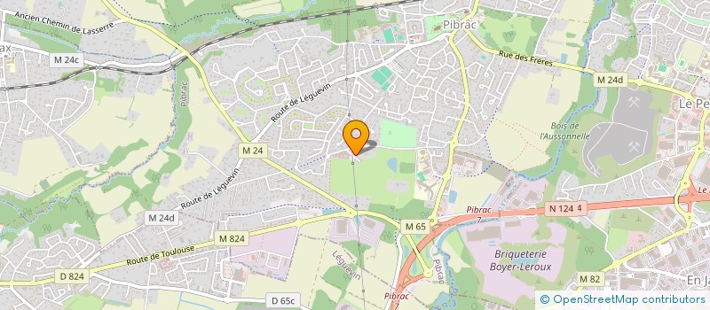 localisation de l'entreprise MONSIEUR YACINE BELMOUAZ  PIBRAC