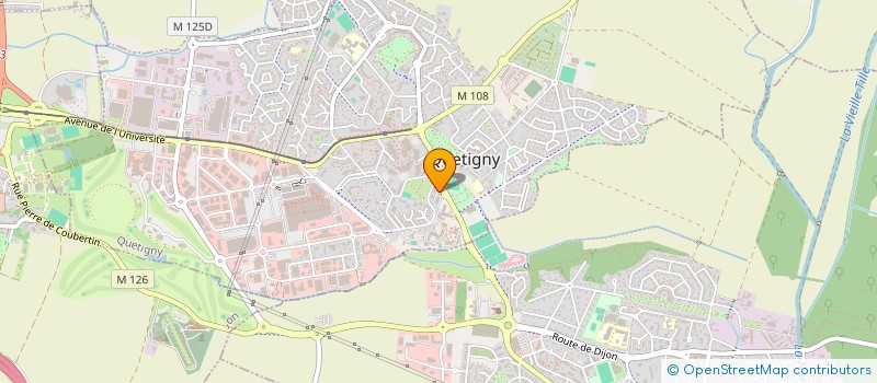 localisation de l'entreprise MONSIEUR YACINE BEN AHMED  QUETIGNY