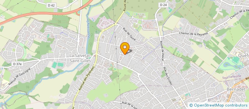 localisation de l'entreprise MONSIEUR YACINE BEN AMMAR  LA SALVETAT-SAINT-GILLES