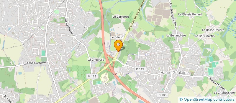 localisation de l'entreprise MONSIEUR YACINE BEN AMMAR à HAUTE-GOULAINE