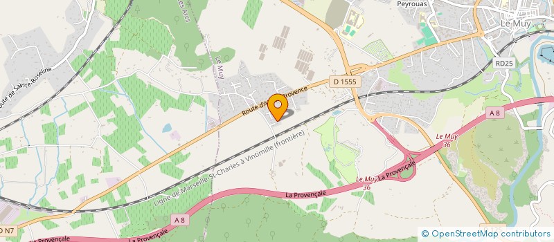 localisation de l'entreprise MONSIEUR YACINE BEN FARAH  LE MUY