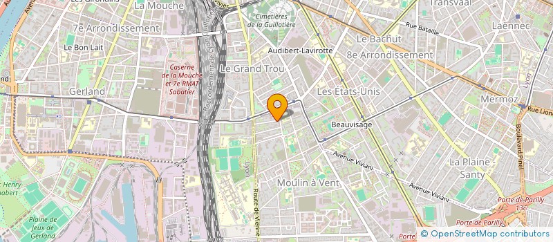 localisation de l'entreprise MONSIEUR YACINE BEN NEJI  VENISSIEUX