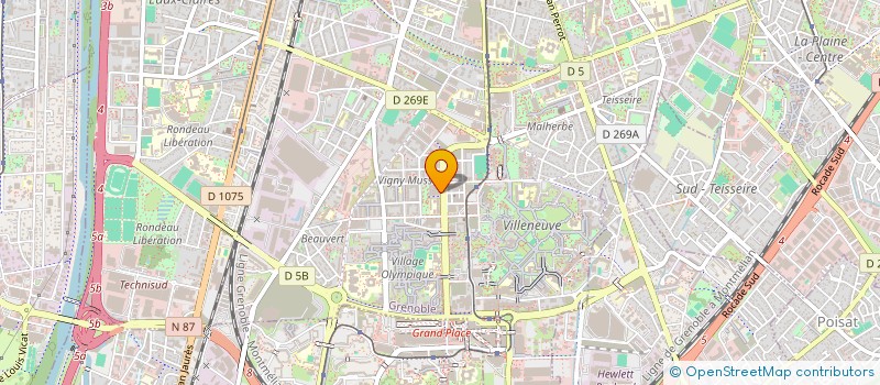 localisation de l'entreprise MONSIEUR YACINE BEN REJEB à GRENOBLE