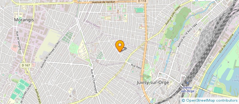 localisation de l'entreprise MONSIEUR YACINE BENABBAS à JUVISY-SUR-ORGE