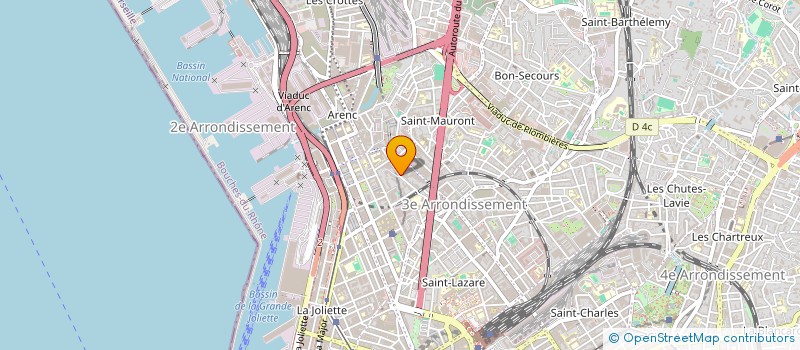 localisation de l'entreprise MONSIEUR YACINE BENBRIK  MARSEILLE