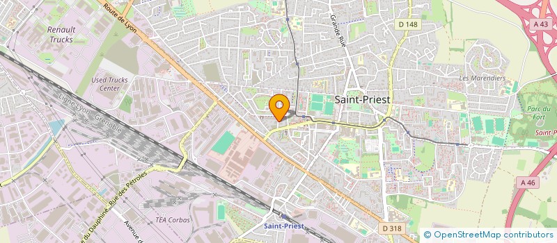 localisation de l'entreprise MONSIEUR YACINE BENCHOHRA  SAINT-PRIEST