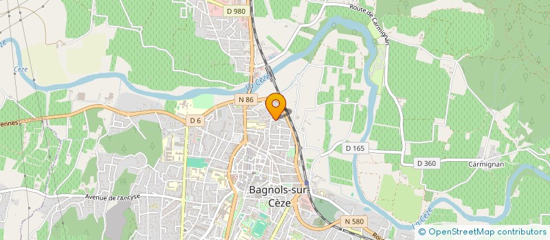 localisation de l'entreprise MONSIEUR YACINE BENHAMANA à BAGNOLS-SUR-CEZE