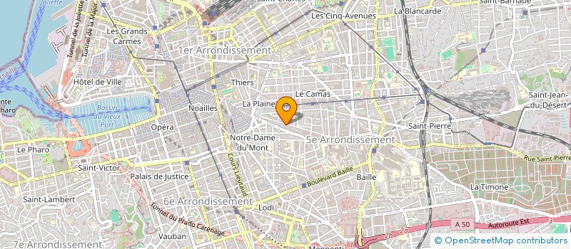 localisation de l'entreprise MONSIEUR YACINE BENKOULA à MARSEILLE