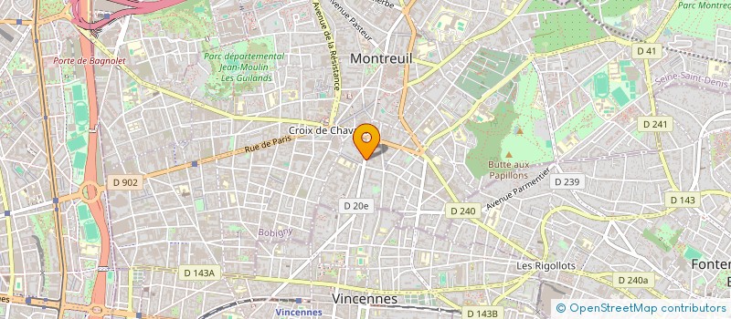 localisation de l'entreprise MONSIEUR YACINE BENNOUNA-LOURIDI  MONTREUIL