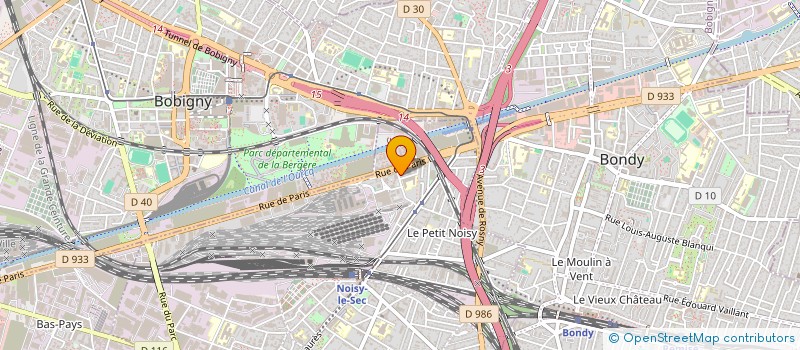 localisation de l'entreprise MONSIEUR YACINE BENRABIA à NOISY-LE-SEC