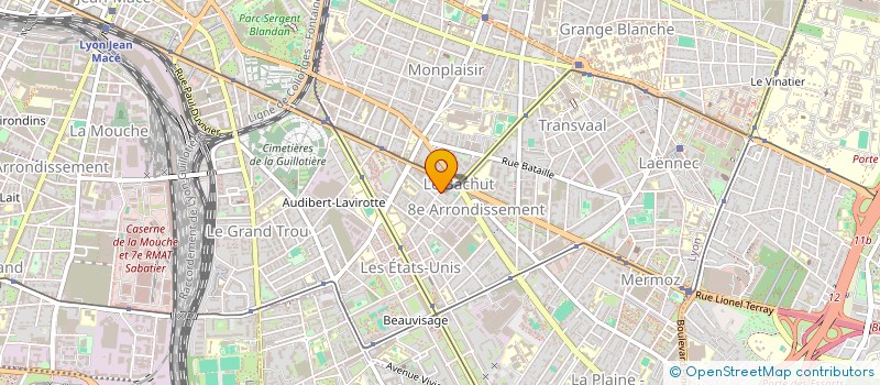 localisation de l'entreprise MONSIEUR YACINE BENSALEM  LYON