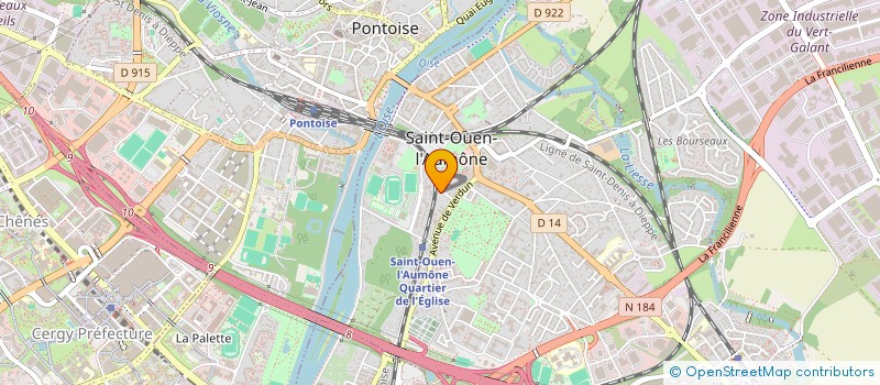 localisation de l'entreprise MONSIEUR YACINE BENYAMINA  LE PORT-MARLY