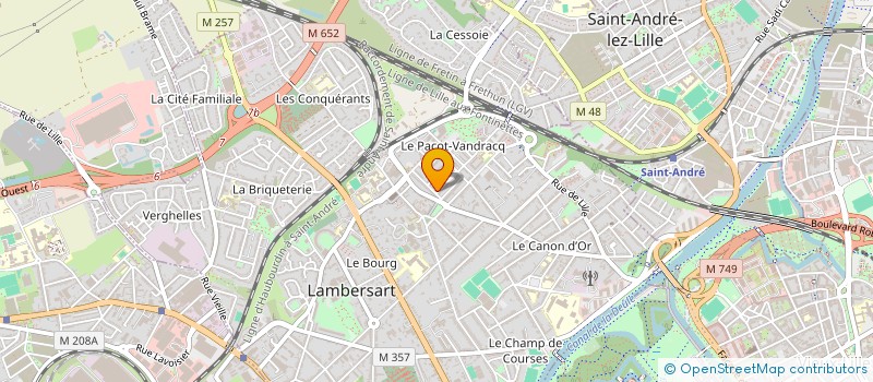 localisation de l'entreprise MONSIEUR YACINE BENZAIM à LAMBERSART