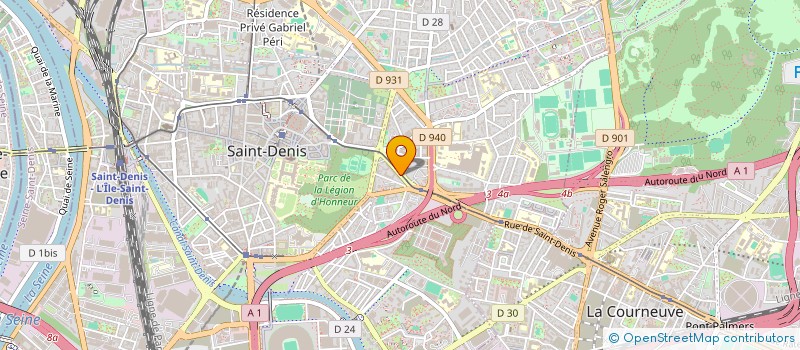 localisation de l'entreprise MONSIEUR YACINE BENZERGA  SAINT-DENIS