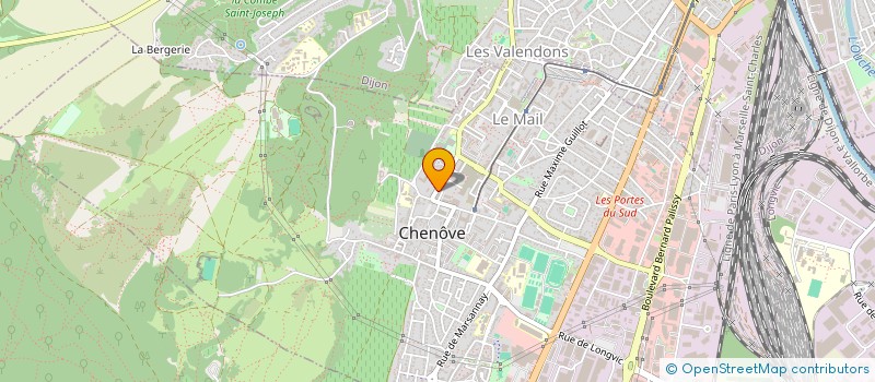 localisation de l'entreprise MONSIEUR YACINE BENZINA  CHENOVE