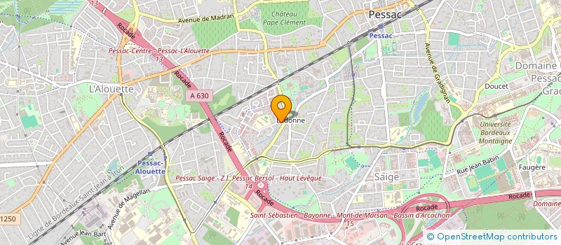 localisation de l'entreprise MONSIEUR YACINE BOUALEM  PESSAC