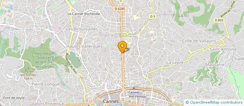 localisation de l'entreprise MONSIEUR YACINE BOUCHELAGHEM  CANNES