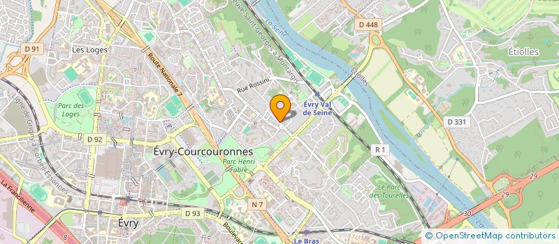 localisation de l'entreprise MONSIEUR YACINE BOUCHOUCHI à EVRY-COURCOURONNES
