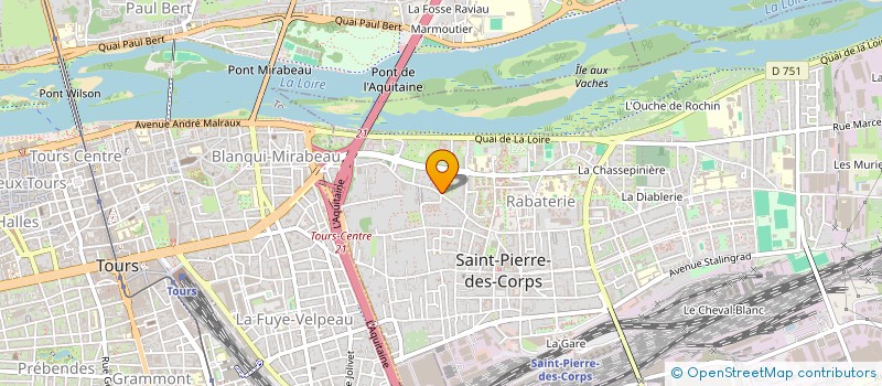 localisation de l'entreprise MONSIEUR YACINE BOUDINAR  TOURS