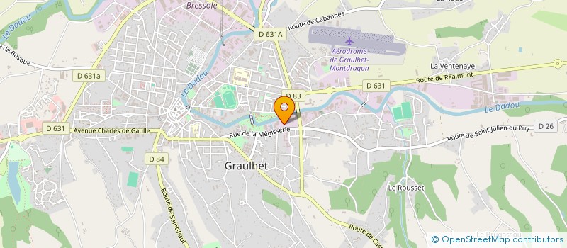 localisation de l'entreprise MONSIEUR YACINE BOUDJELLAOUI  GRAULHET