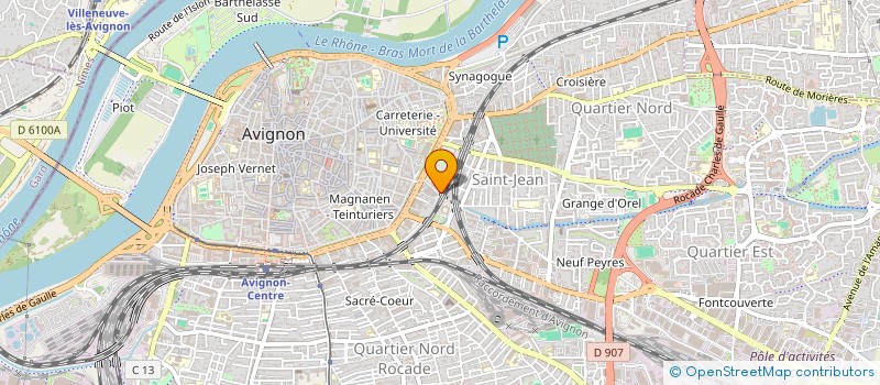 localisation de l'entreprise MONSIEUR YACINE BOUDRA  AVIGNON