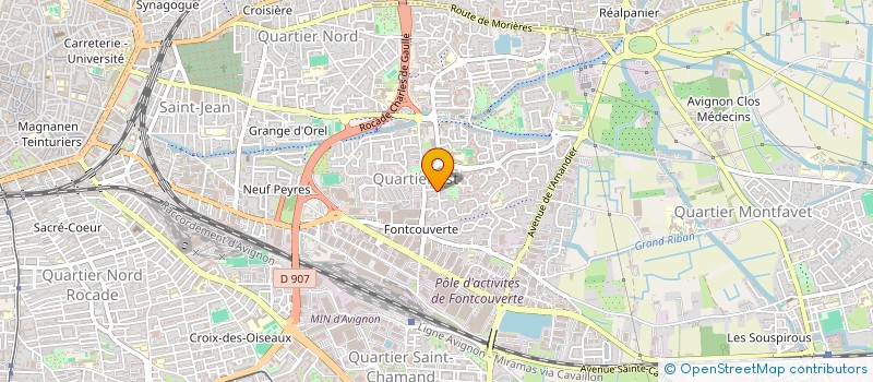 localisation de l'entreprise MONSIEUR YACINE BOUGDIRA  AVIGNON