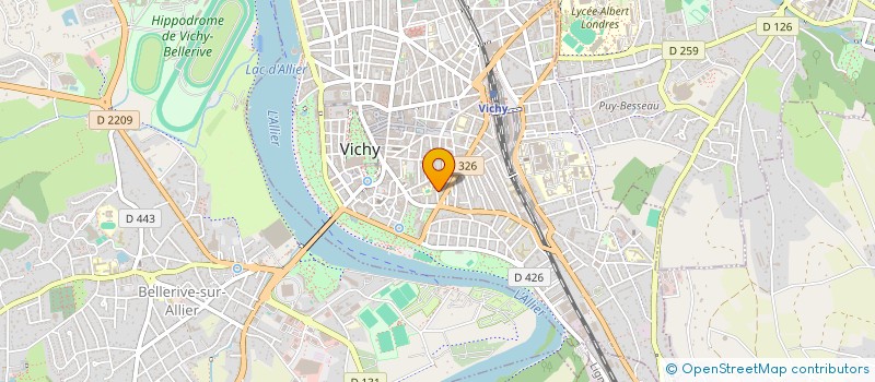 localisation de l'entreprise MONSIEUR YACINE BOUHADJERA à VICHY