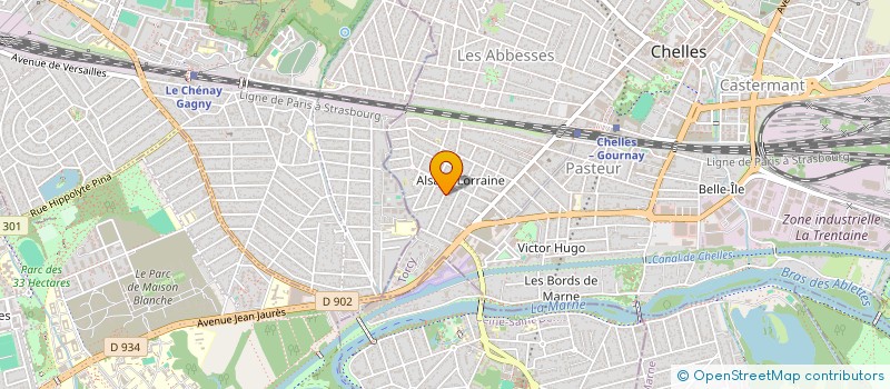 localisation de l'entreprise MONSIEUR YACINE BOUHLEL  CHELLES