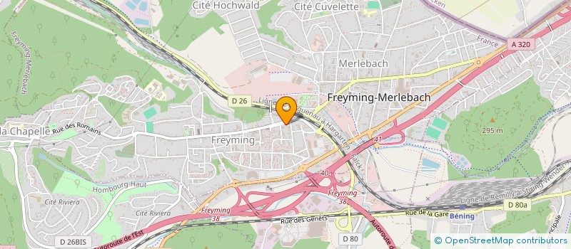 localisation de l'entreprise MONSIEUR YACINE BOUICHICHI  FREYMING-MERLEBACH