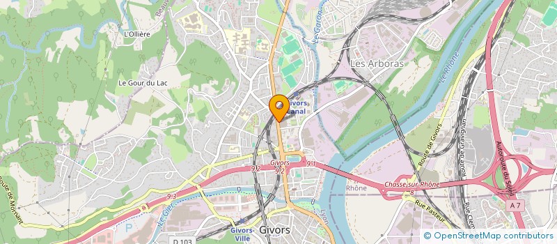 localisation de l'entreprise MONSIEUR YACINE BOUMAZA  GIVORS