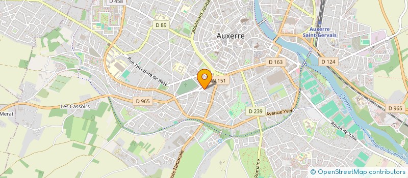 localisation de l'entreprise MONSIEUR YACINE BOUMI à AUXERRE