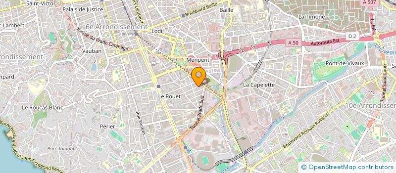 localisation de l'entreprise MONSIEUR YACINE BOURAI à MARSEILLE