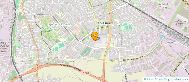 localisation de l'entreprise MONSIEUR YACINE BOUSSALMI  VENISSIEUX