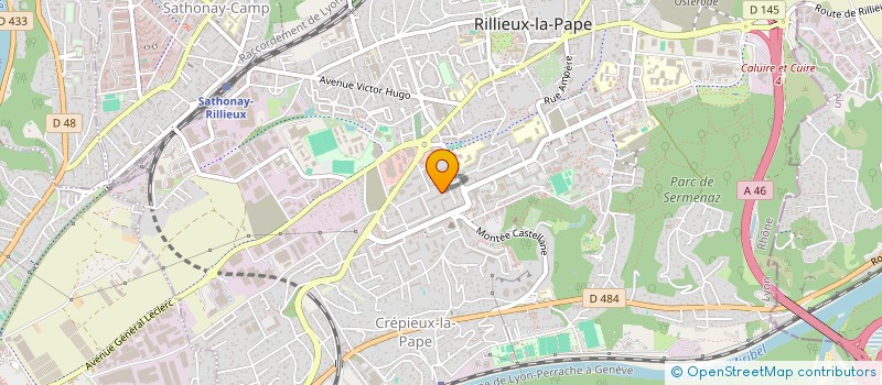 localisation de l'entreprise MONSIEUR YACINE BOUZIDI  RILLIEUX-LA-PAPE