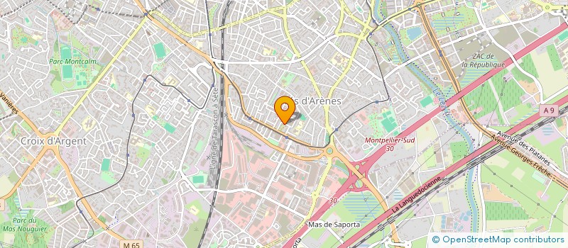 localisation de l'entreprise MONSIEUR YACINE CHABANE  MONTAGNAC