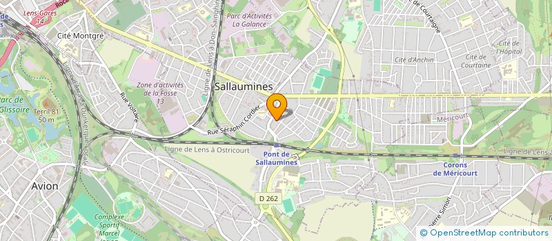 localisation de l'entreprise MONSIEUR YACINE CHARA à SALLAUMINES