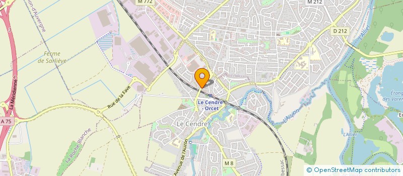 localisation de l'entreprise MONSIEUR YACINE CHARI  LE CENDRE