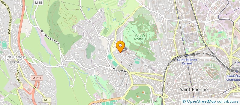 localisation de l'entreprise MONSIEUR YACINE CHEKHAB  SAINT-ETIENNE