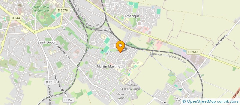 localisation de l'entreprise MONSIEUR YACINE CHERRADI à CAMBRAI